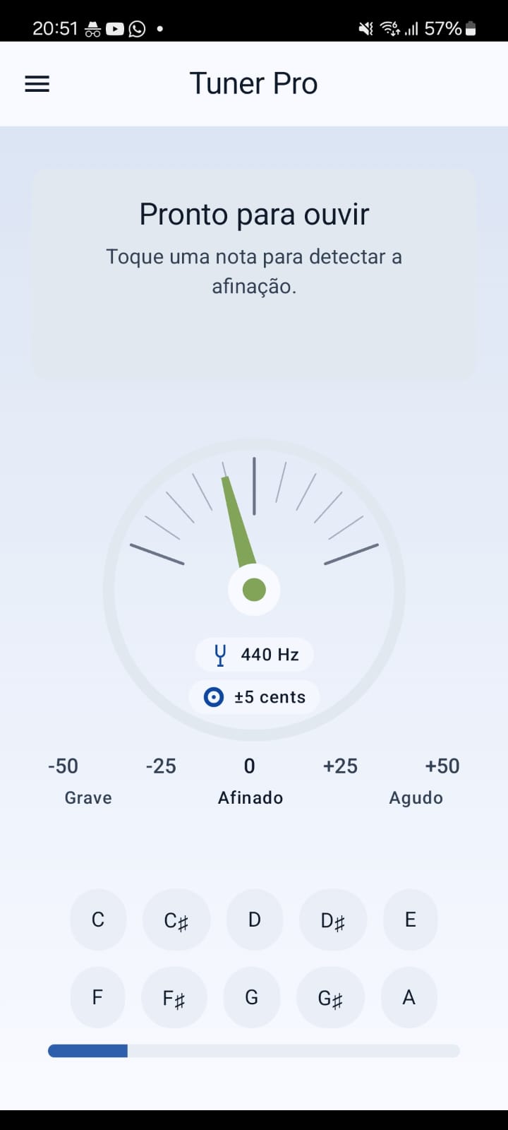 Screenshot do app Tuner Pro